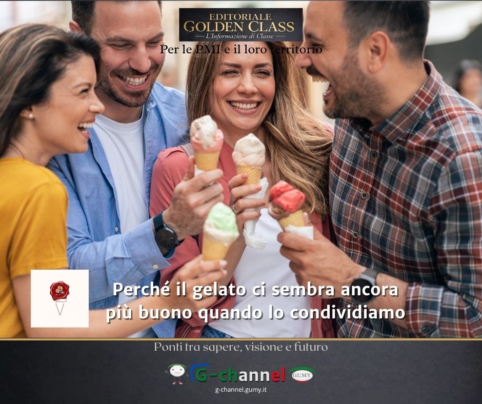 Perché il gelato ci sembra ancora più buono quando lo condividiamo